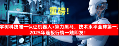 沉磅!宇树科技独一认证机械人+算力黑马